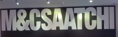 M & C Saatchi Reception Sign