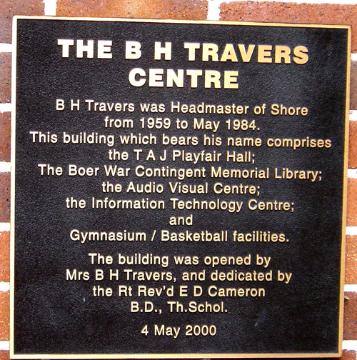 Centre Plaque